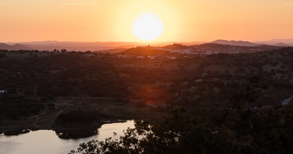 puesta de sol